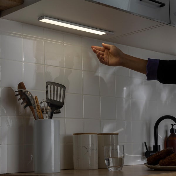Réglette de cuisine Maxo détection regchargeable usb 4000K 40cm blanc INSPIRE