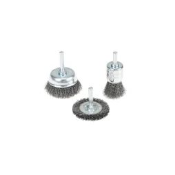 Lot de 3 brosses pour perceuse multimatière