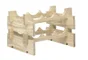 Casier 6 Emplacements Bois Brut