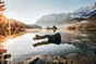 Toile imprimée Lac silencieux, CEANOTHE 65 x 97 cm