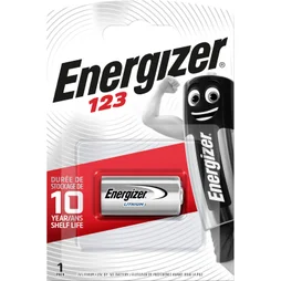 Pile Lithium Cr123, 1.5 V, Energizer