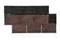 Bardeau Rectangle Bitume Brun L.0.336 X L.0.78 M Iko