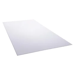 Plaque polyéthylène blanc Lisse L.200 x 100 cm x Ep 2.5 mm
