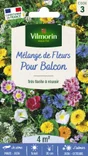 Mélange de fleurs annuelles pour balcon mélangé multicolore