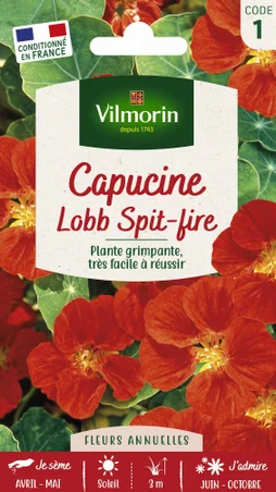 Capucine de lobb spit fire rouge