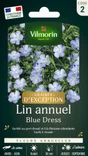 Lin annuel blue dress bleu