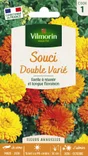Souci double varié jaune