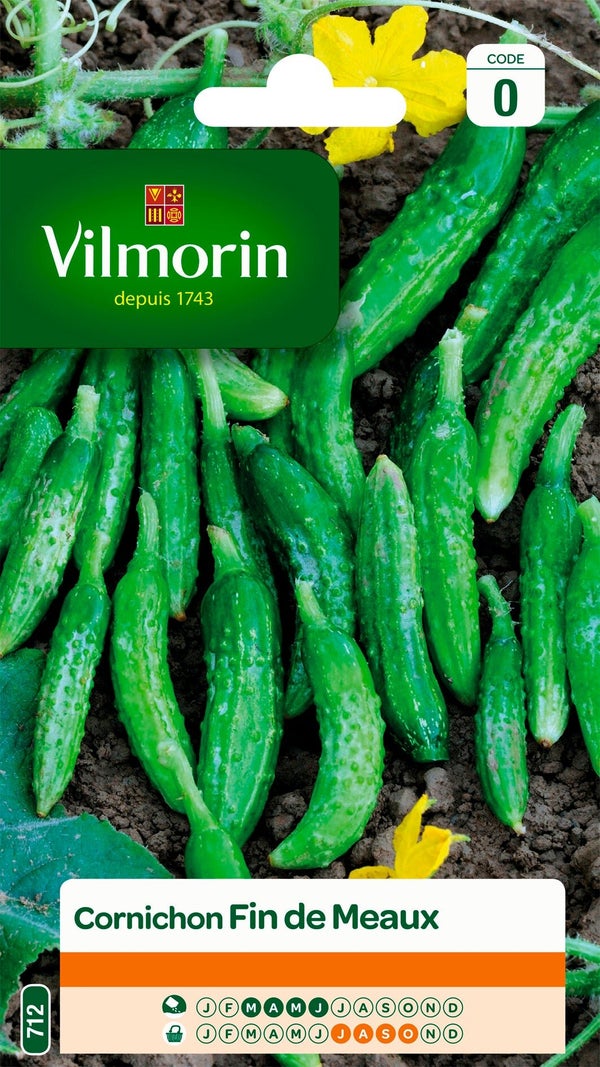 Cornichon fin de meaux VILMORIN 3 g