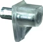 Lot De 8 Taquets À Enfoncer, Plastique Translucide, Diam.5 Mm
