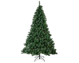 Sapin artificiel vert Canada 240cm d150 1916 pointes pied métal d61