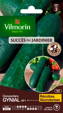 Concombre gynial, hybride f1 VILMORIN 1 g