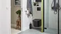 Cuvette pour wc suspendu sans bride studio noir