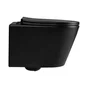 Cuvette pour wc suspendu sans bride studio noir