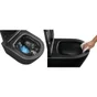 Cuvette pour wc suspendu sans bride studio noir