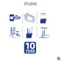 Cuvette pour wc suspendu sans bride studio noir