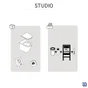 Cuvette pour wc suspendu sans bride studio noir