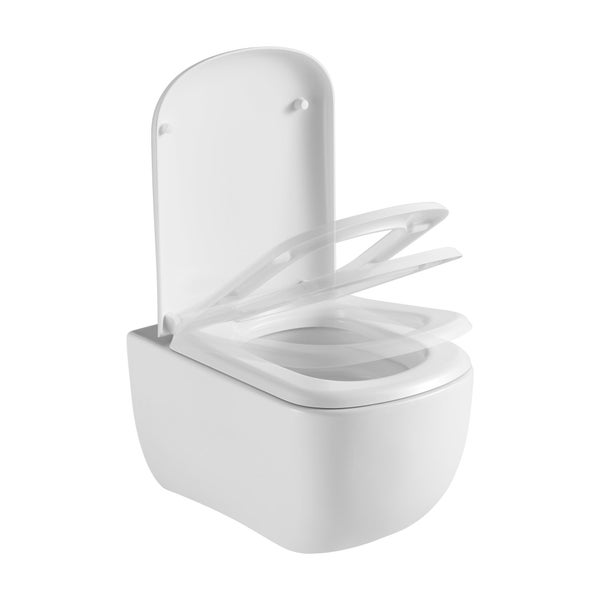 Cuvette pour wc suspendu sans bride remix