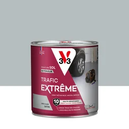 Peinture sol Trafic extrême V33, RAL 248, gris clair satiné, 0.5 l