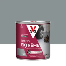 Peinture sol Trafic extrême V33, RAL 266, gris foncé satiné, 0.5 l