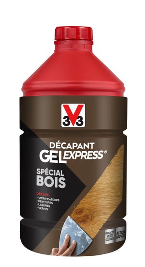 Décapant Bois V33 Gel Express, 2 L