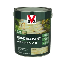 Vernis Antidérapant Sol Extérieur / Intérieur V33 Incolore Satiné 2.5 L