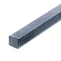 Carré Torsadé Acier Brut, L.2 M X L.1.2 Cm X H.1.2 Cm
