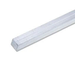 Carré Plein Aluminium Brut, L.1 M X L.1.15 Cm X H.1.15 Cm