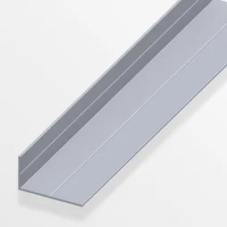 Cornière Inégale Aluminium Brut, L.2.5 M X L.1.25 Cm X H.0.75 Cm