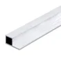 Tube Carré Aluminium Brut, L.1 M X L.2.15 Cm X H.1.15 Cm