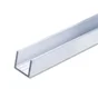 U Carré Aluminium Brut, L.2.5 M X L.1.55 Cm X H.1.55 Cm