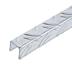 U Carré Aluminium Brut, L.1 M X L.2.35 Cm X H.2.35 Cm
