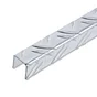 U Carré Aluminium Brut, L.1 M X L.2.35 Cm X H.2.35 Cm