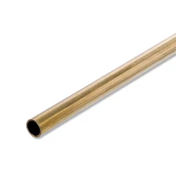 Tube Rond Laiton Brut, L.1 M X Diam.0.2 Mm