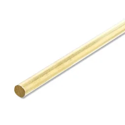 Rond Plein Laiton Brut, L.1 M X Diam.4 Mm