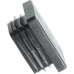 Lot De 2 Embouts Rectangles Pvc Mat, L.19.5 Mm