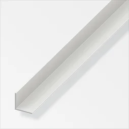 Cornière en pvc standard 10 x 10 x 1.2 mm L.2 m blanc