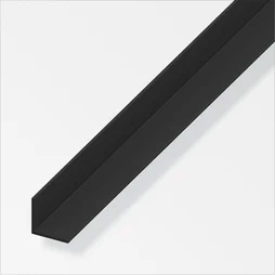 Cornière en pvc standard 20 x 20 x 1.5 mm L.2 m noir
