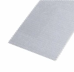 Tôle Acier Métal Déployé Brut Gris L.20 X L.100 Cm Ep.1.2 Mm