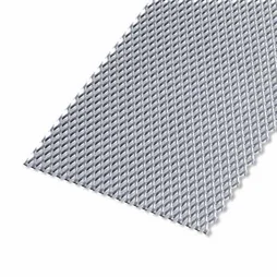 Tôle Acier Métal Déployé Brut Gris L.20 X L.100 Cm Ep.2.2 Mm