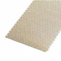 Tôle Aluminium Métal Déployé Anodisé Doré L.25 X L.50 Cm Ep.1.6 Mm