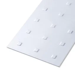 Tôle Aluminium Emboutie Anodisé Gris L.60 X L.100 Cm Ep.0.7 Mm