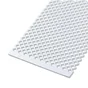 Tôle Aluminium Perforée Anodisé Gris L.60 X L.100 Cm Ep.0.7 Mm