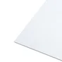 Tôle Aluminium Lisse Époxy Blanc L.25 X L.50 Cm Ep.0.8 Mm
