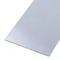Tôle Aluminium Lisse Brossé Gris L.60 X L.100 Cm Ep.0.5 Mm