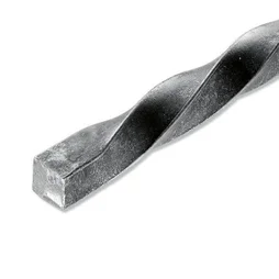Carré Torsadé Acier Brut, L.1 M X L.1.2 Cm X H.1.2 Cm