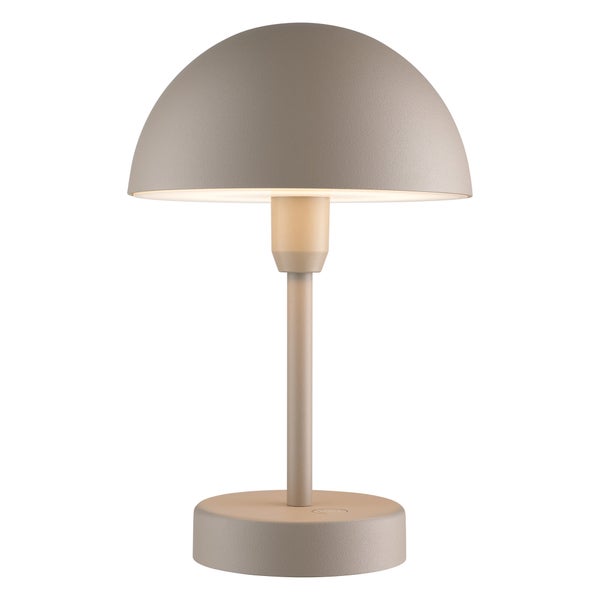 Lampe de table rechargeable USB, H.25 cm, aluminium, beige, Ellen NORDLUX