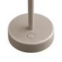 Lampe de table rechargeable USB, H.25 cm, aluminium, beige, Ellen NORDLUX