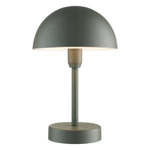Lampe de table rechargeable USB, H.25 cm, aluminium, olive, Ellen NORDLUX