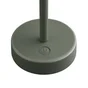 Lampe de table rechargeable USB, H.25 cm, aluminium, olive, Ellen NORDLUX