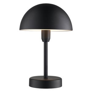 Lampe de table rechargeable USB, H.25 cm, aluminium, noir, Ellen NORDLUX